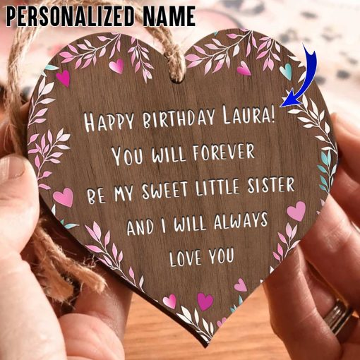 Customized Birthday Gift for Sister Ornament UKHM270601