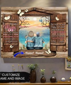 Personalized Name Mom And Daughter Canvas UKHH240201